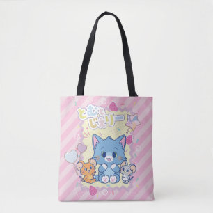 Tote Bag Anime Tom et Jerry Strawberry Fun