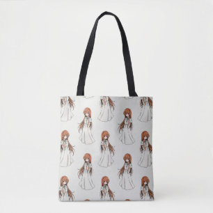 Tote Bag Anime Weeb Girl Manga Design Motif