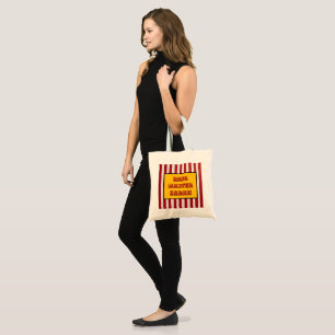 Tote Bag anneau personnalisé Carnaval Rayure maître de céré