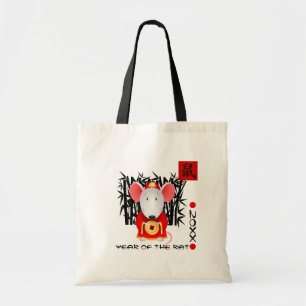 Tote Bag Année chinoise du rat Année personnalisée