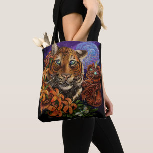 Tote Bag Année chinoise du Tiger2022 nouvel art
