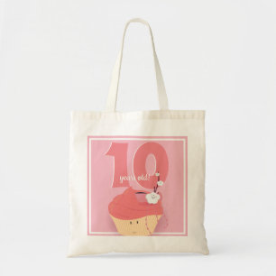 Tote Bag Anniversaire rose Fourre-tout de base de petit