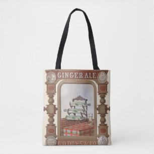 Tote Bag Annonce Vintage Pour Belfast Ginger Ale. 2