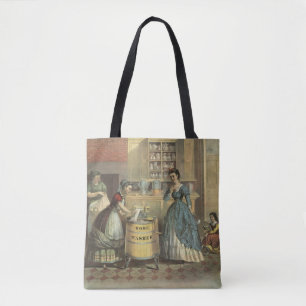 Tote Bag Annonce Vintage Pour Lave-Linge Maison Et Wringer.