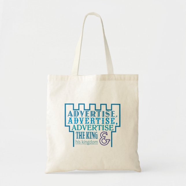 Tote Bag Annoncez, annoncez, annoncez le roi (Devant)