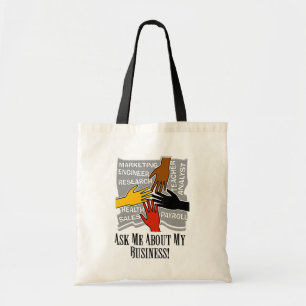 Tote Bag Annoncez votre budget d'entreprise Fourre-tout