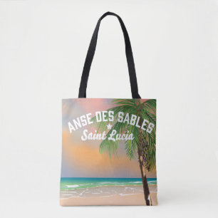Tote Bag Anse Des Sables Sainte-Lucie