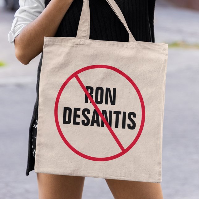Tote Bag Anti Ron DeSantis Floride Démocrate Politique (Créateur téléchargé)