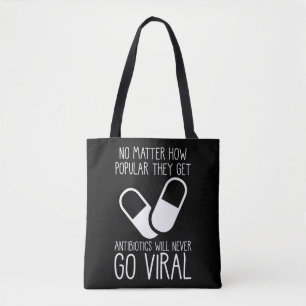 Tote Bag Antibiotiques Chercheur en sciences virales Pharma