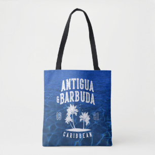 Tote Bag Antigua & Barbuda Palmier des Caraïbes