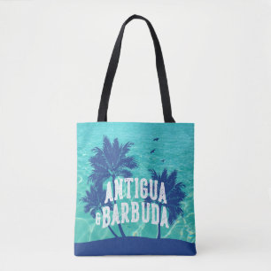 Tote Bag Antigua-et-Barbuda Palmier des Caraïbes