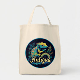 Tote Bag Antigua Island Caribbean Gecko