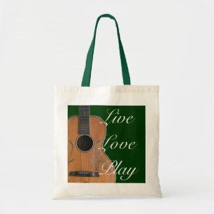 Tote Bag Antique guitare acoustique Fourre-tout