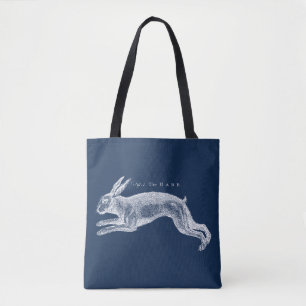 Tote Bag Antique Histoire Naturelle Art Le lièvre