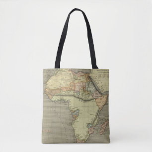 Tote Bag Antique vieille carte inspirée