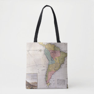 Tote Bag Antique vieille carte inspirée (8)