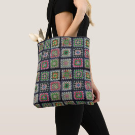 Tote Bag (ao) - Granny Squares Tasche