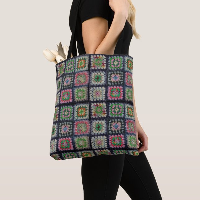 Tote Bag (ao) - Granny Squares Tasche (Von Nahem)