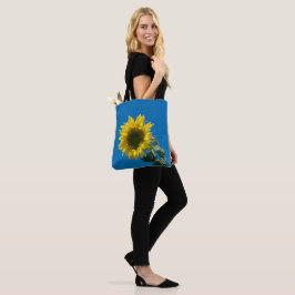 Tote Bag (ao) - Große Sonnenblume Tasche