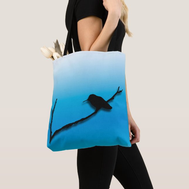 Tote Bag (ao) - Hummingbird auf der Zweigstelle Tasche (Von Nahem)
