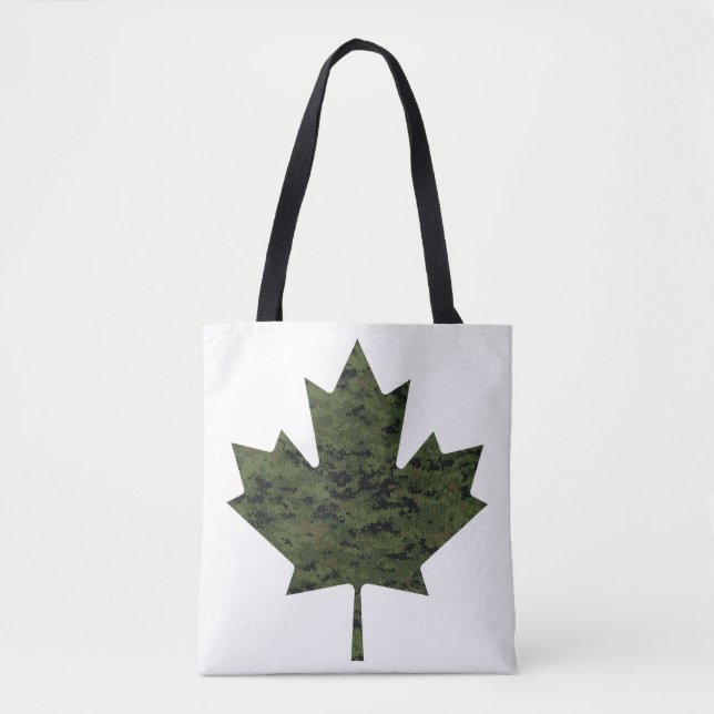 Tote Bag (AOP) Épaule Fourre-tout - Feuille d'érable CADPAT (Devant)