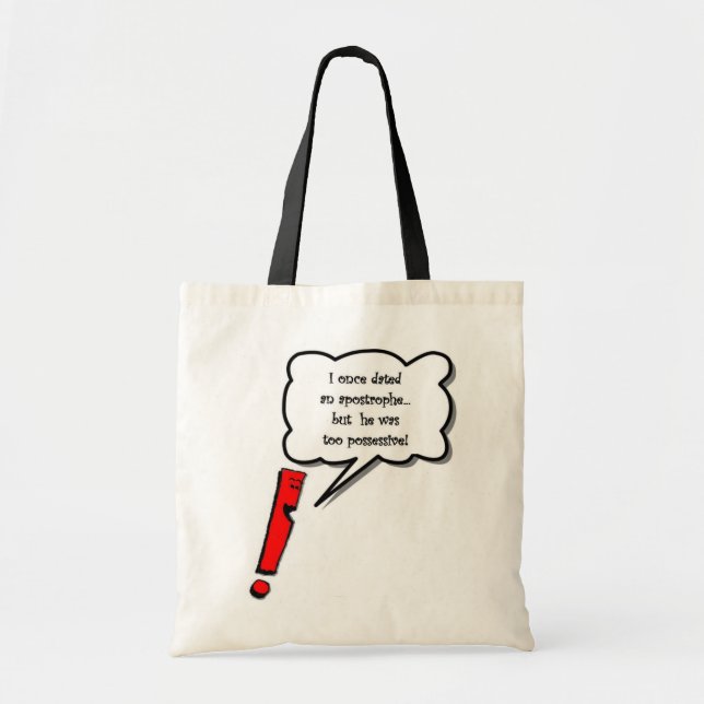 Tote Bag Apostrophe possessive (Devant)