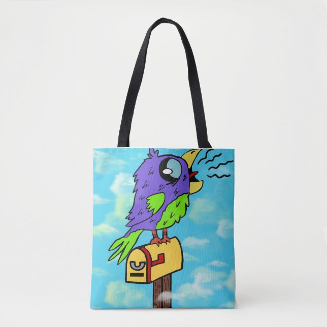 Tote Bag appel d'oiseaux (Devant)
