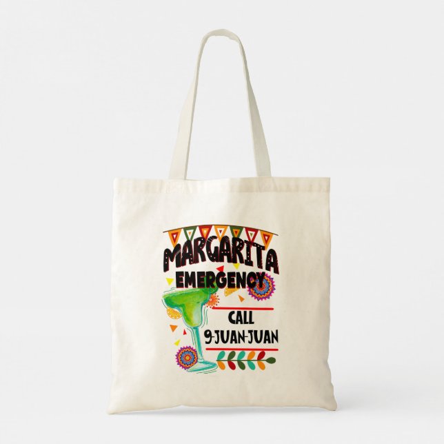 Tote Bag Appel d'urgence Margarita 9 Juan Juan Juan (Dos)