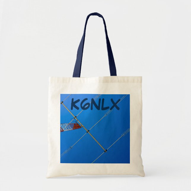 Tote Bag Appel radio amateur (Devant)