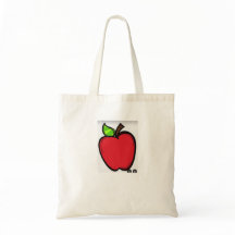 TOTE BAG APPLE DISIGN