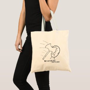 Tote Bag "Appliquer la hache au visage" -la voie du barbare