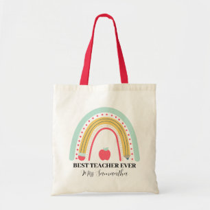 Tote Bag Appréciation de l'enseignant Merci personnalisé