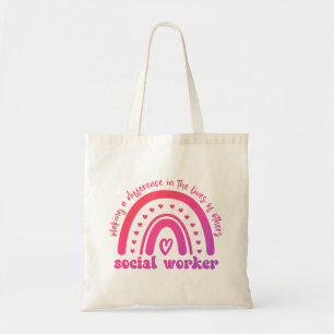 Tote Bag Appréciation et diplôme des travailleurs sociaux