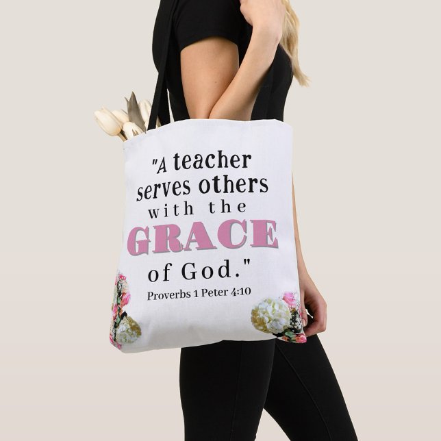 Tote Bag Appréciation personnalisée de l'enseignant (Créateur téléchargé)