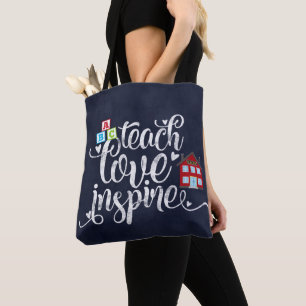Tote Bag Apprendre l'amour inspirer