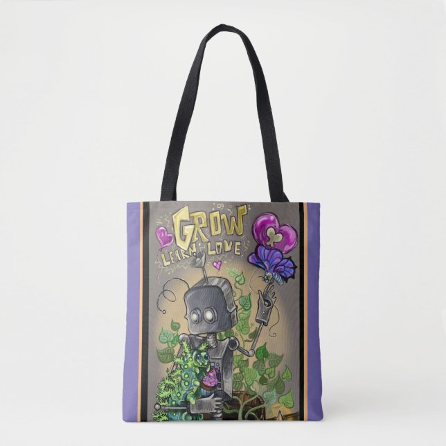 Tote Bag Apprendre l'amour Smooshie et Bloop (Devant)