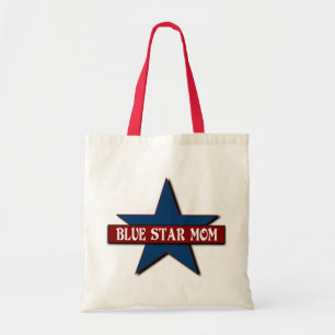 Tote Bag Appui militaire de famille de maman d'étoile bleue