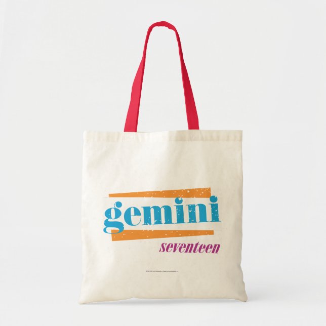 Tote Bag Aqua de Gémeaux (Devant)