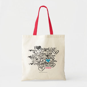 Tote Bag Aqua de graffiti