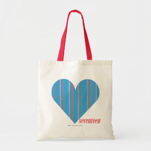 Tote Bag Aqua mince 3 de rayures