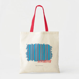 Tote Bag Aqua mince 4 de rayures