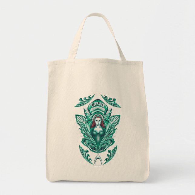 Tote Bag Aquaman | Ornate Mera Graphic (Devant)