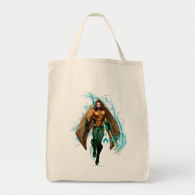 Tote Bag Aquaman | Prince Orin Avec Logo Aquaman (Devant)