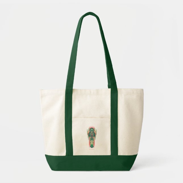 Tote Bag Aquaman | Queen Fisherman Art Nouveau Panel (Devant)