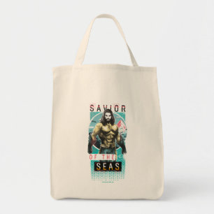 Tote Bag Aquaman   "Savior Of The Seas" Modernist Graphic
