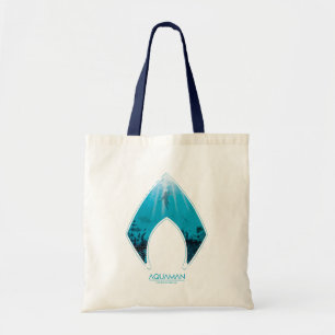 Tote Bag Aquaman   voient le graphique d'océan de logo
