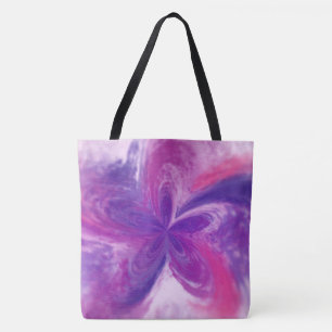 Tote Bag Aquarelle à fleurs d'Imaginaire Abstrait peint