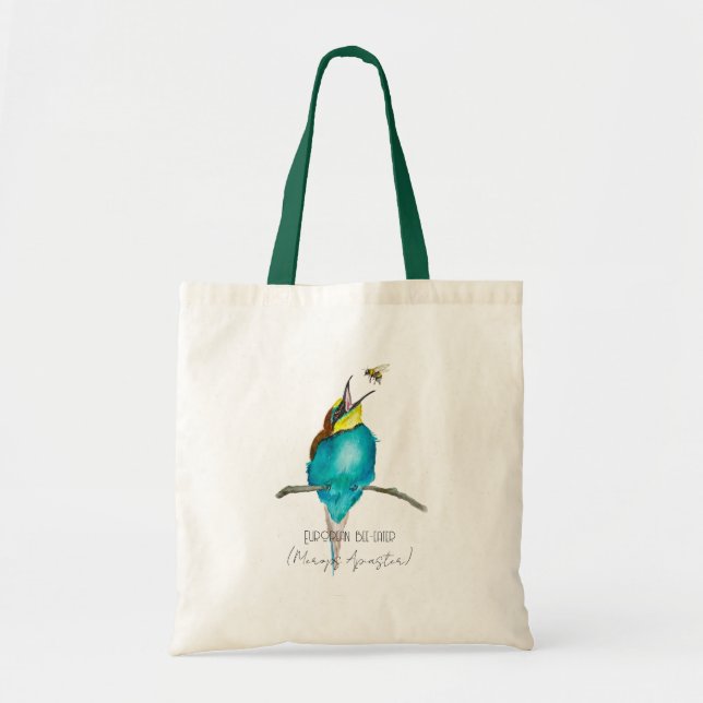 Tote Bag Aquarelle (Abeille européenne) (Devant)