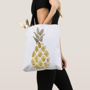 Tote Bag Aquarelle ananas simple