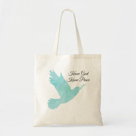 Tote Bag Aquarelle Blue Dove